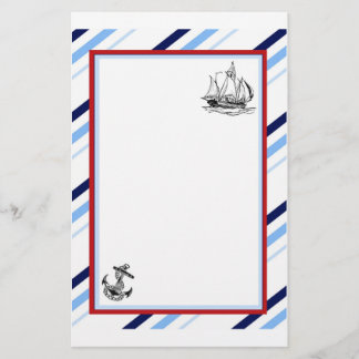 Seeschiffs-u. Anker-Briefpapier Briefpapier