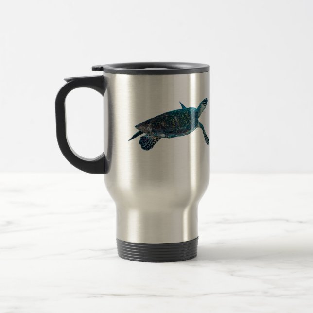 Seeschildkröte-Reise-Tasse Reisebecher (Links)
