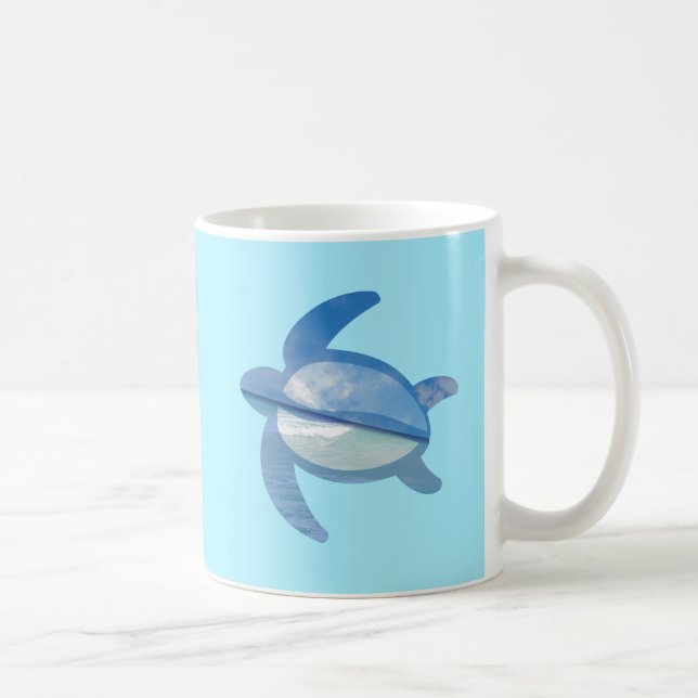 Seeschildkröte-Tasse Kaffeetasse (Rechts)