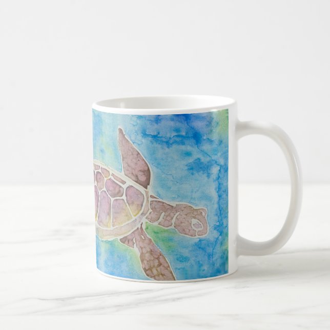 Seeschildkröte-Tasse Kaffeetasse (Rechts)