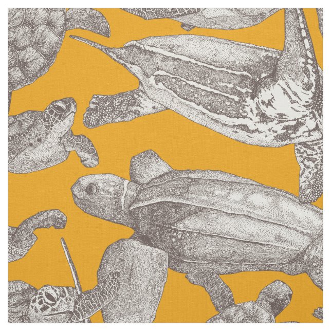 Seeschildkröten Stoff (Muster)
