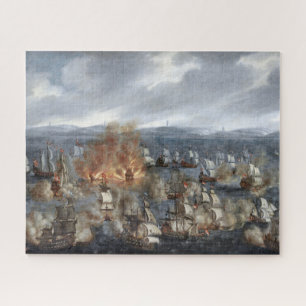Seeschlacht bei Öland Juni 1676 Claus Møinichen Puzzle