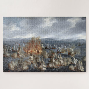 Seeschlacht bei Öland Juni 1676 Claus Møinichen Puzzle