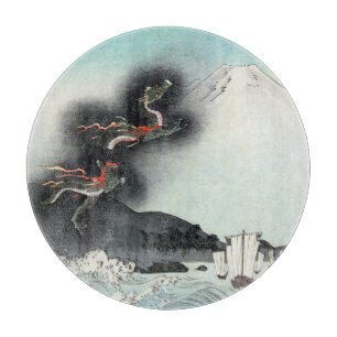 Seeschlacht Drachenzorn um den Fuji, Japan Schneidebrett