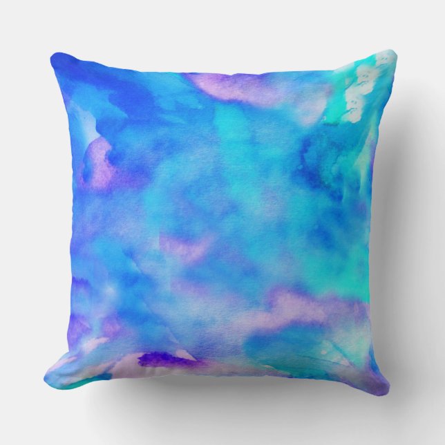 SEESCHUHE WATERCOLOR Retro DESIGN Kissen Kissen (Vorderseite)