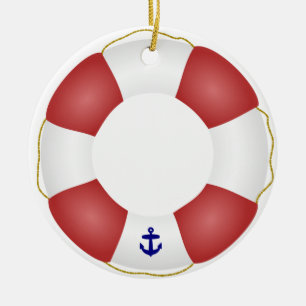 Seeschwimmweste Keramikornament