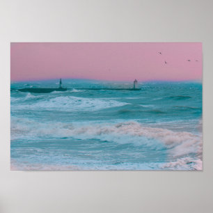 Seesee Velddrif Südafrika Natursturm Poster