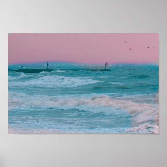 Seesee Velddrif Südafrika Natursturm Poster (Vorne)