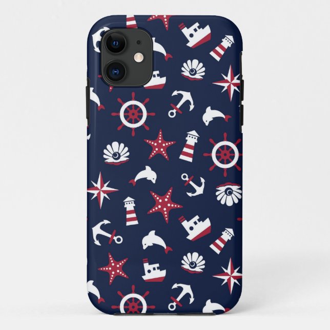 Seeseemuster Case-Mate iPhone Hülle (Rückseite)