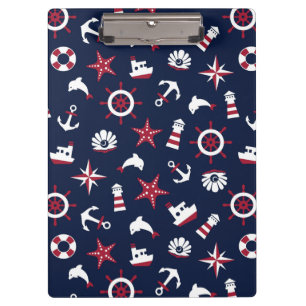 Seeseemuster Klemmbrett