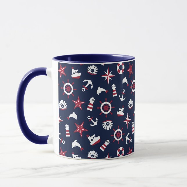 Seeseemuster Tasse (Links)
