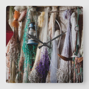 Seeseite Quadratische Wanduhr