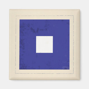 Seesignal-Flagge des buchstabe-"P" Magnet