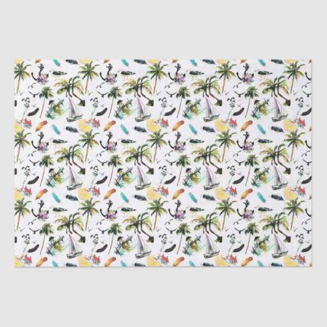 Seesommer Seidenpapier (Vorderseite)