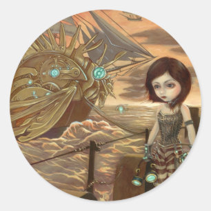 "Seesonnenuntergang-" Aufkleber