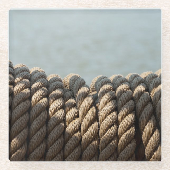 Seespule Glasuntersetzer (Vorderseite)