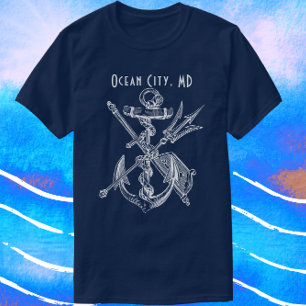 Seestadt Maryland Boat Anchor Nautical Travel T-Shirt