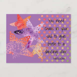 Seestars, Star Fish and Dots - Seaside Postkarte