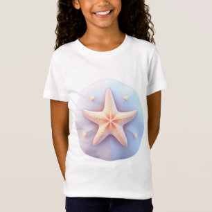Seestern auf einem einzigartig geformten Stein T-Shirt