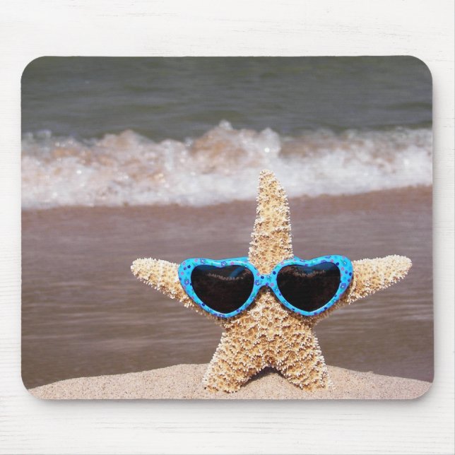 Seestern in einem Bikini Mousepad (Vorne)