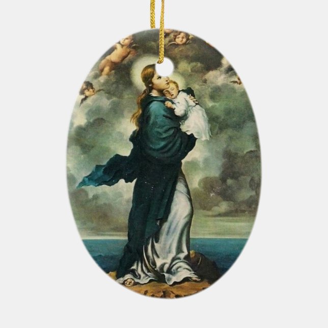 Seestern Keramikornament (Hinten)