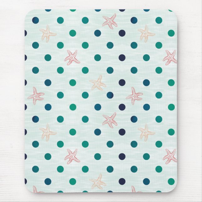 Seestern-Punkt-Tanz Mousepad (Vorne)
