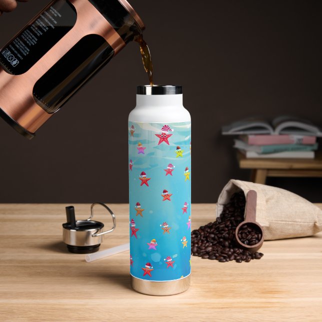 Seestern Trinkflasche (Kaffee)