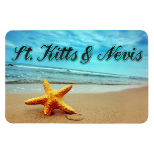 Seestern von St. Kitts & Nevis Magnet