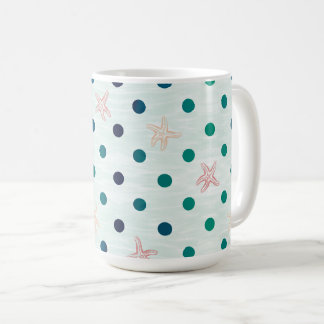 Seesternchen-Punkt-Tanz Kaffeetasse
