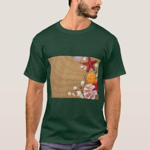 Seesterne auf Sandstrand-T-Shirt T-Shirt