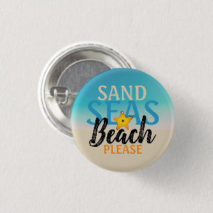 Seesterne Sandmeere Strand Button
