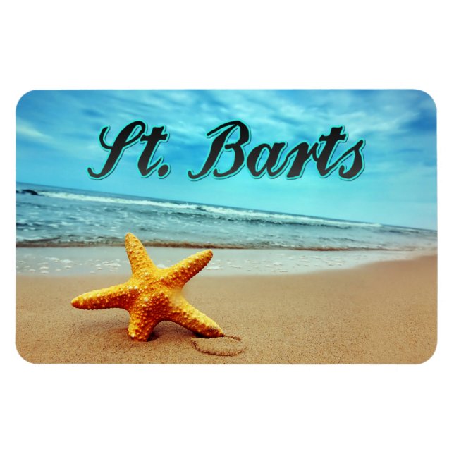 Seesterne St. Barts Magnet (Horizontal)
