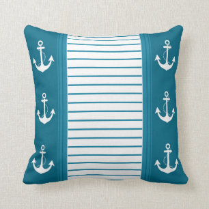 Seestreifen-Entwurf Kissen