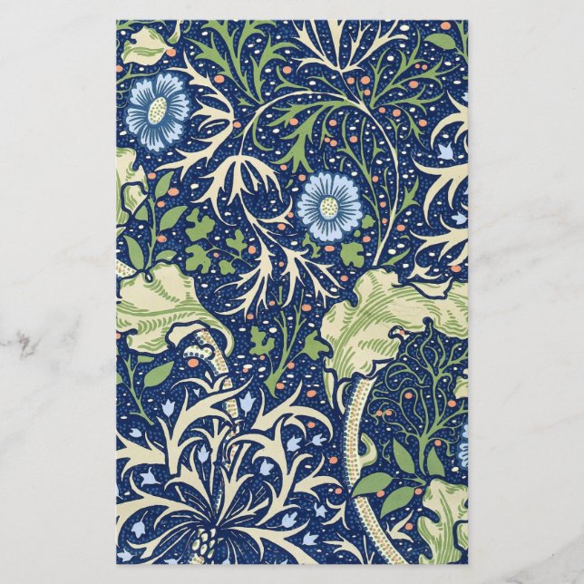 Seetang (von William Morris) Briefpapier (Vorderseite)