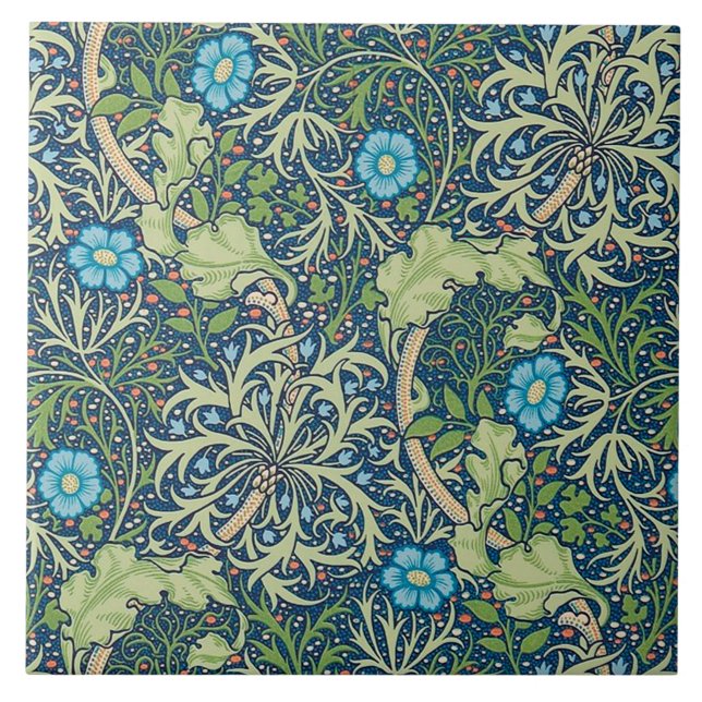 Seetang, William Morris Fliese (Vorderseite)