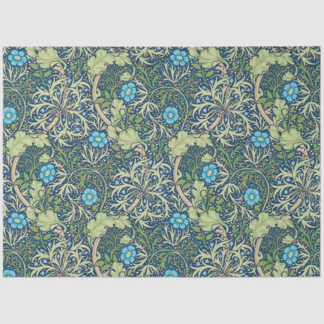 Seetang, William Morris Seidenpapier (Vorderseite)