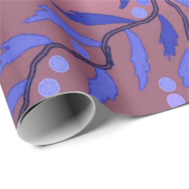 Seetang-Wrapping-Papier Geschenkpapier (Rolleneckpunkt)