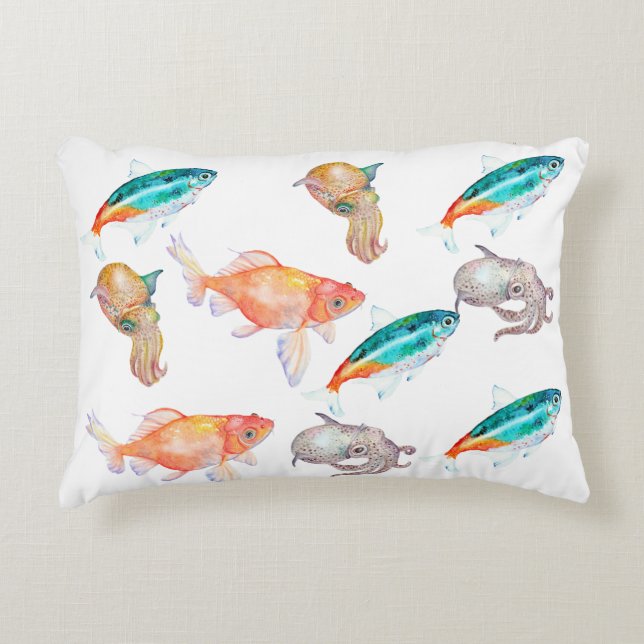 Seeteufel Dekokissen (Vorderseite)