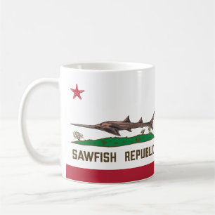 Seeteufel-Republik-Ray-Flagge Carpenter-Hai Kaffeetasse