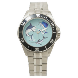 Seeteufel, Segelfisch und Schwertfisch Armbanduhr