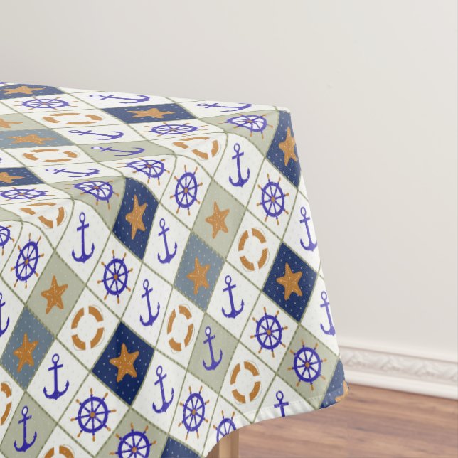 Seethema-Muster 2 Tischdecke (Beispiel)