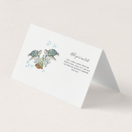 SEETURTLES Personalisiert Visitenkarten