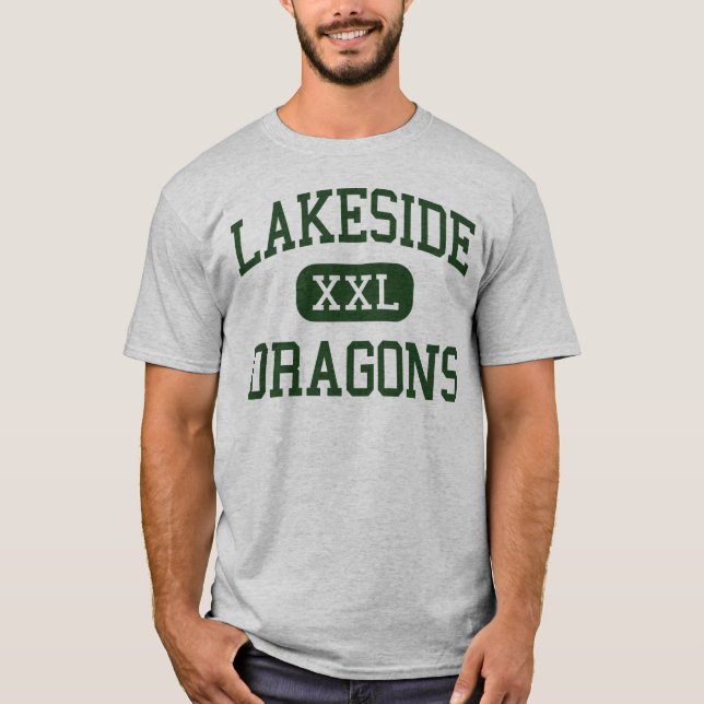 Seeufer - Drachen - Highschool - Ashtabula Ohio T-Shirt (Vorderseite)