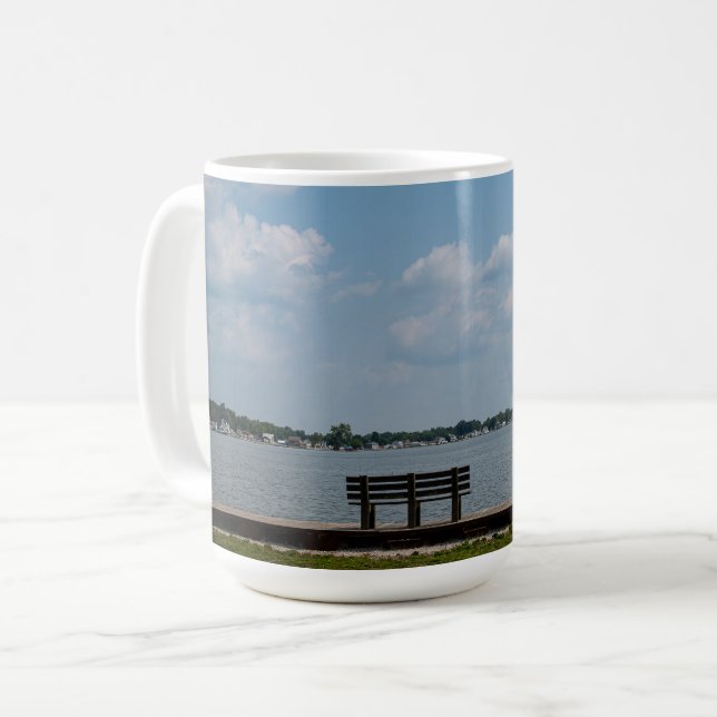 Seeuferbank Kaffeetasse (Vorderseite Links)