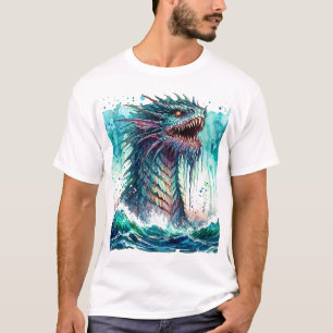 Seeungeheuer steigt auf - Ozean-Horror T-Shirt