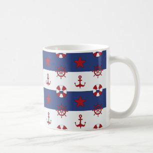 SeeUS Flagge-Muster Kaffeetasse