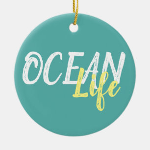 Seeverkehr - OCEAN LIFE   Keramik Ornament