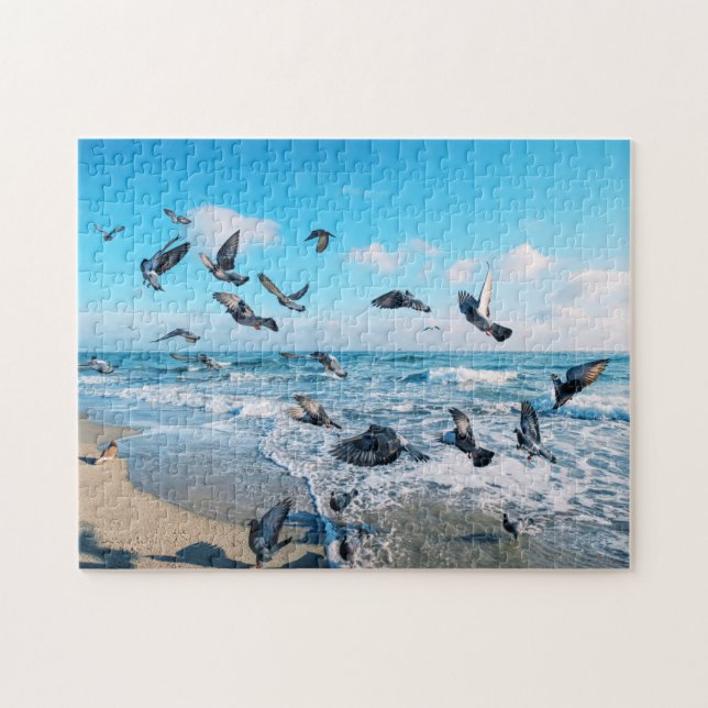 Seevögel Puzzle (Horizontal)