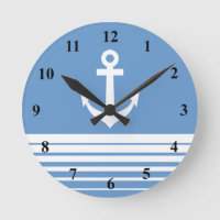 SeeWanduhr mit Schiffsanker