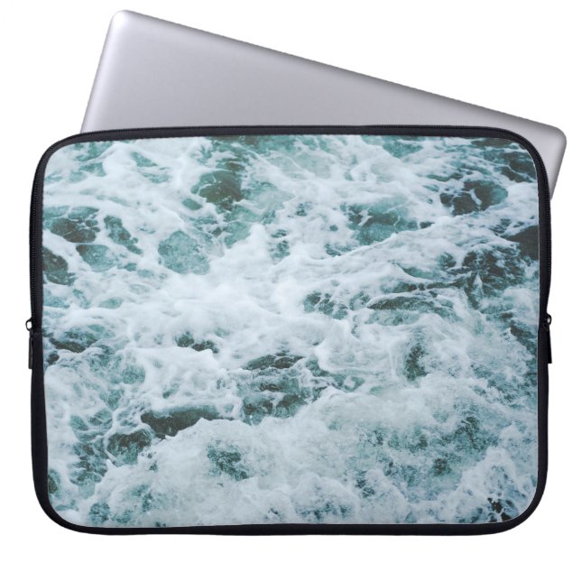 SEEWASSER AUF FOCUS FOTOGRAFIE LAPTOPSCHUTZHÜLLE (Vorderseite)